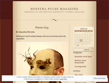 Tablet Screenshot of hofstrapulse.wordpress.com