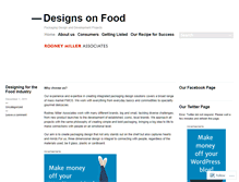 Tablet Screenshot of designsonfood.wordpress.com