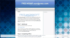 Desktop Screenshot of free4000mp.wordpress.com