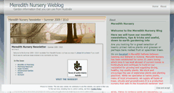 Desktop Screenshot of meredithnursery.wordpress.com