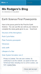 Mobile Screenshot of msrodgers.wordpress.com