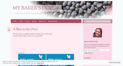 Desktop Screenshot of mybakersdozen.wordpress.com