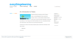 Desktop Screenshot of everythingelearning.wordpress.com