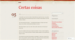 Desktop Screenshot of certascoisass.wordpress.com