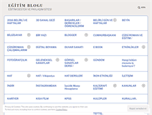 Tablet Screenshot of egitimsanart.wordpress.com