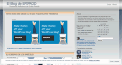 Desktop Screenshot of epiprod.wordpress.com