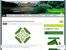 Tablet Screenshot of pamulihan.wordpress.com