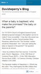 Mobile Screenshot of davidwperry.wordpress.com