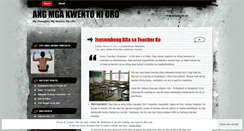 Desktop Screenshot of mgakwentonioro.wordpress.com