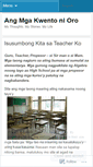 Mobile Screenshot of mgakwentonioro.wordpress.com