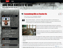 Tablet Screenshot of mgakwentonioro.wordpress.com