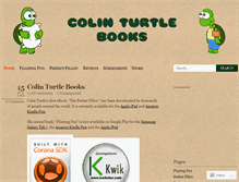 Tablet Screenshot of colinturtlebooks.wordpress.com