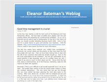 Tablet Screenshot of eleanorbateman.wordpress.com