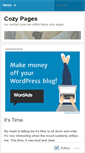 Mobile Screenshot of cozypages.wordpress.com
