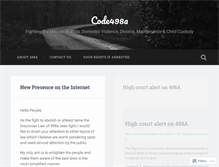 Tablet Screenshot of code498a.wordpress.com