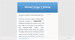 Desktop Screenshot of michaelswiger.wordpress.com