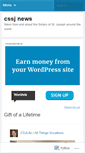 Mobile Screenshot of cssjnews.wordpress.com