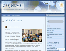 Tablet Screenshot of cssjnews.wordpress.com