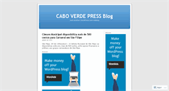 Desktop Screenshot of caboverdepress.wordpress.com