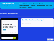 Tablet Screenshot of beachbreakers.wordpress.com