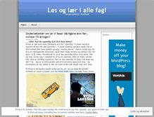 Tablet Screenshot of lesoglaer.wordpress.com