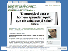 Tablet Screenshot of nossodireito.wordpress.com