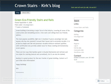 Tablet Screenshot of kirkatcrownstairs.wordpress.com