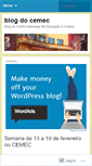 Mobile Screenshot of cemecmk.wordpress.com