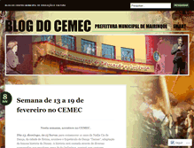 Tablet Screenshot of cemecmk.wordpress.com