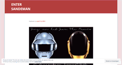 Desktop Screenshot of djsandeman.wordpress.com