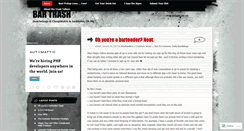 Desktop Screenshot of bartrash.wordpress.com