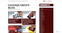 Desktop Screenshot of ceeesquared.wordpress.com