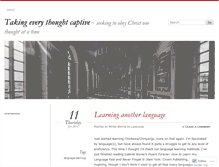 Tablet Screenshot of captivethoughts.wordpress.com