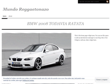 Tablet Screenshot of mundoreggaetonazo.wordpress.com