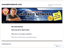 Tablet Screenshot of oneradionetwork.wordpress.com