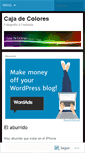 Mobile Screenshot of cajadecolores.wordpress.com