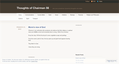 Desktop Screenshot of chairman56.wordpress.com
