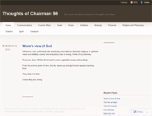Tablet Screenshot of chairman56.wordpress.com