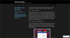 Desktop Screenshot of chimericmuse.wordpress.com