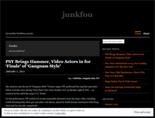 Tablet Screenshot of junkfou.wordpress.com