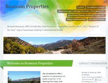 Tablet Screenshot of bramsonproperties.wordpress.com