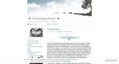 Desktop Screenshot of inpursuitofyou.wordpress.com