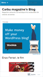 Mobile Screenshot of carbumagazine.wordpress.com