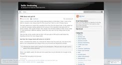 Desktop Screenshot of indiaawakening.wordpress.com