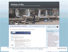 Tablet Screenshot of luxinzheng.wordpress.com