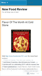 Mobile Screenshot of newfoodreview.wordpress.com