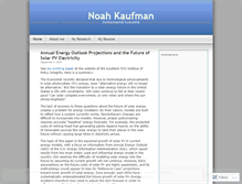 Tablet Screenshot of noahkaufman.wordpress.com