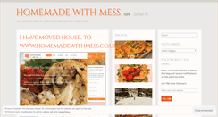 Desktop Screenshot of homemadewithmess.wordpress.com