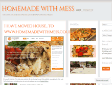 Tablet Screenshot of homemadewithmess.wordpress.com