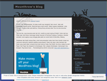 Tablet Screenshot of mounthrow.wordpress.com